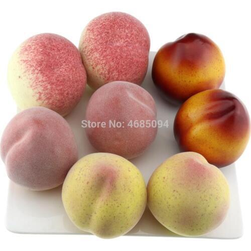 Gresorth Fake Mixed Peach Collection Artificial Peaches Fruits Home Party Shop Christmas Decoration