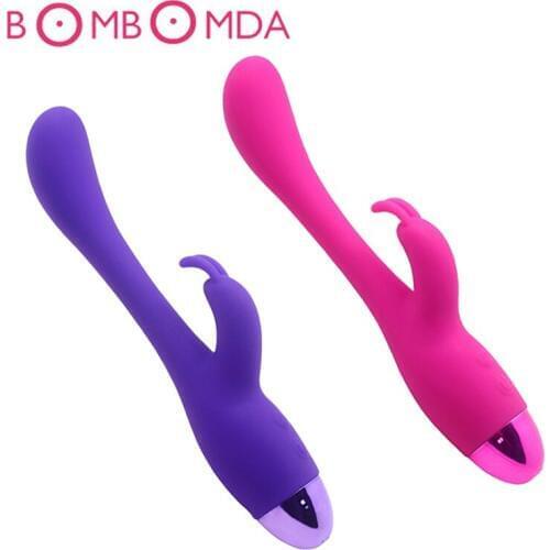 Rabbit Vibrators Dildo AV Wand Stick Clitoris Stimulator G-spot Masturbation Anal Massager Vibratoring Adults Sex Toys For Woman