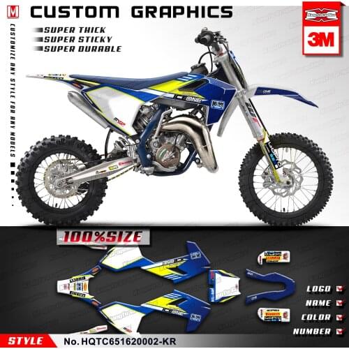 KUNGFU GRAPHICS Dirt Bike Sticker Supercross Decal Racing Protector for TC65 TC 65 2016 2017 2018 2019 2020