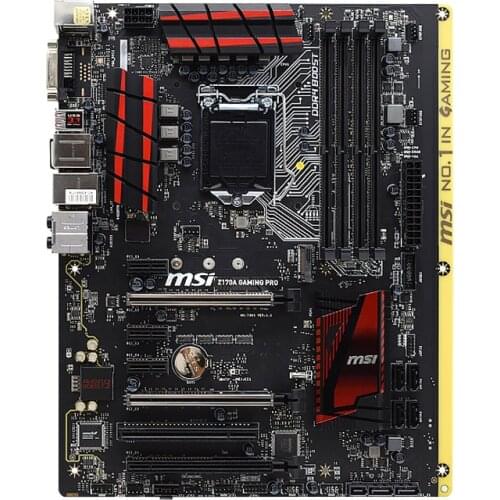 For MSI Z170A GAMING PRO CARBON Desktop Motherboard DDR4 LGA 1151 Intel Z170 64GB M.2 Gaming PC Motherboards
