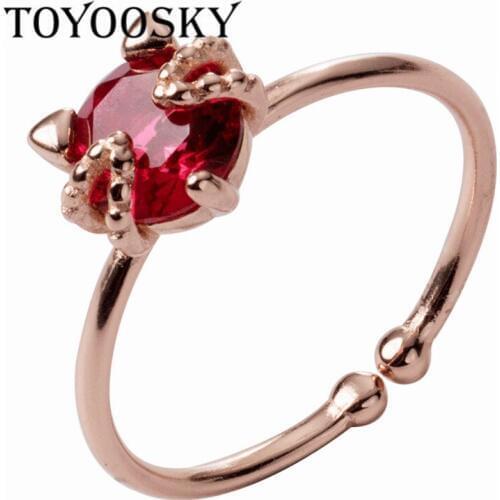 Cute 925 Sterling Silver Rings For Women Cat Finger Ring Contracted Animal Jewelry Wholesale Price Girl Gifts DropShip