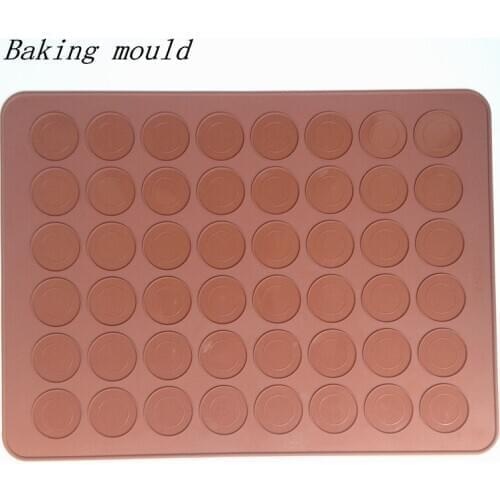 Wholesale Silicone mold B089 Macarons round shape Fondant cake mould Baking mold