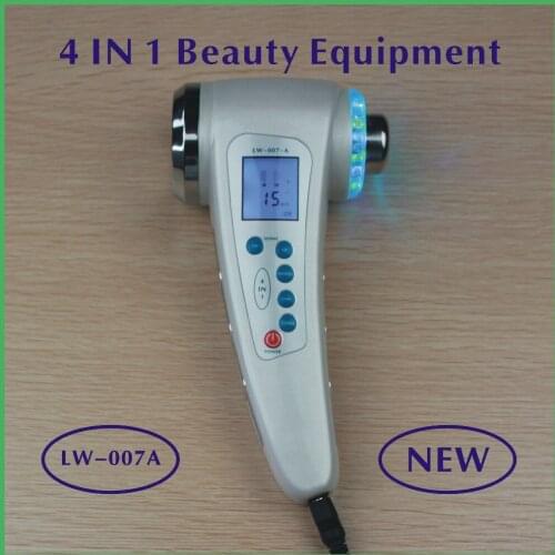 Remover Portable Ultrasonic 7 LED Photon Rejuvenation Lights Sonic Face Lift Care Skin Cleaner Wrinkle skin Beauty Massager