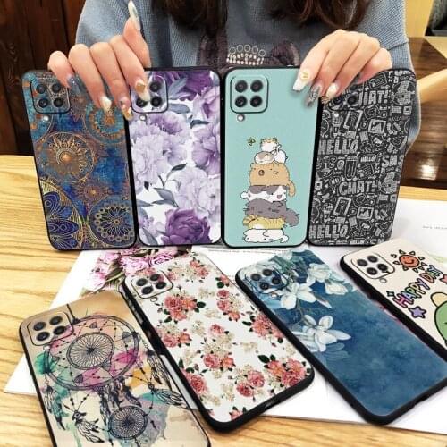 Anti-dust Cute Phone Case For Samsung Galaxy A22 4G/SM-A225F Full wrap Cartoon New Cover Soft Case