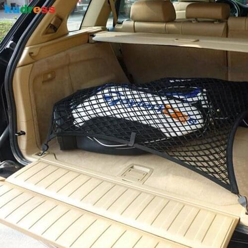 Rear Trunk Storage Net For Nissan X-Trail Qashqai Teana Tiida Sunny Nylon Cargo Organizer Holder Car Accessories