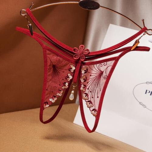 Secret Intimate Women Mesh G-String Straps Open Night Butterfly Japan Micro Buttocks Sexi Low Rise Knickers Lace T Thong 2021