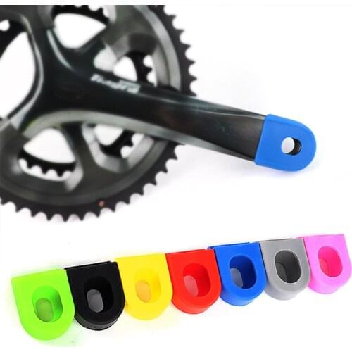 ZTTO MTB Road Bike Crank Protector Carbon Crankset Silicone Gel Cover Protective Sleeve Bicycle Boots 2pcs Bicycle Accessories