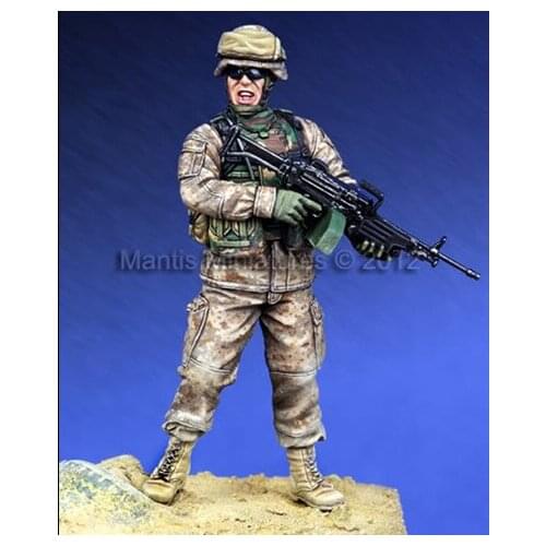1/35 U.S. Marine Resin kit soldiers GK Modern Military theme Scene combination Uncoated No colour