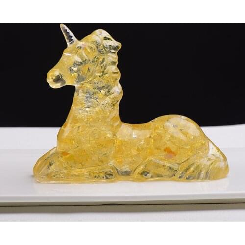 New Unicorn Silicone Mould Decor Craft Jewelry Making Mold Natural Crystal Gravel Specimen Collection And Home Decoration Gift