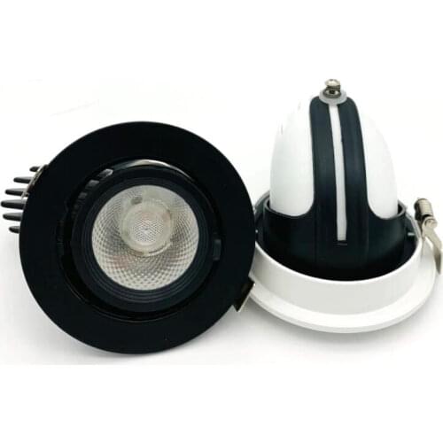 12pcs LED Downlight Super Bright Recessed LED spot Dimmable COB 3W 5W 7W 10W LED Spot light LED decoration Ceiling Lamp AC/DC12V