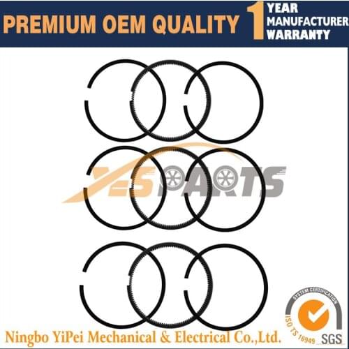 3 set Piston Ring STD 68mm for KUBOTA D750