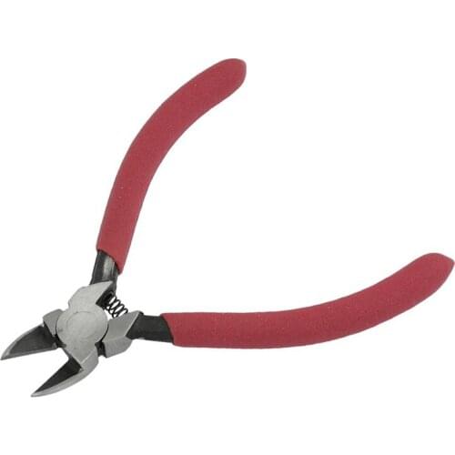 4.5" Side Cutter Diagonal Wire Cutting Pliers Nippers Repair Tool Red