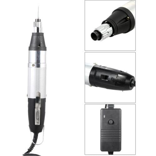 AC110V-220V Good Quality DC Powered Electric Screwdriver with 10pcs Bits Stepless Speed Regulation Repair Tool