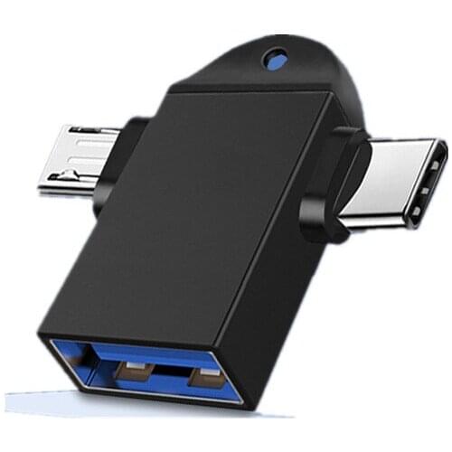 Otg Adapter Usb3.0 To Type-c Android Micro Two-in-one Interface Universal Mobile Phone External U Disk