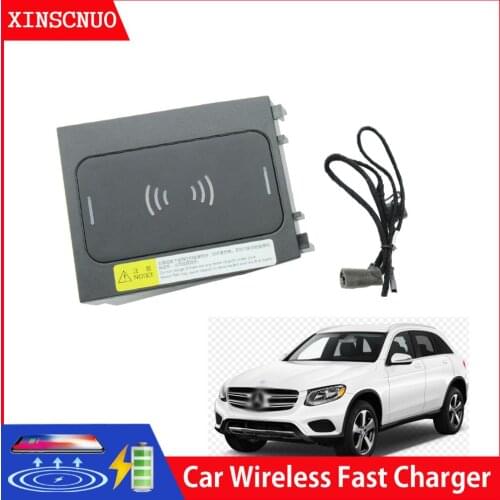 For Mercedes Benz C/GLC Class 2015-2020 Car wireless charger for car Fast Charging Module Wireless Onboard Car Charging Pad