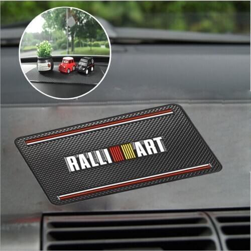 Car Anti Slip Mat Phone GPS Dashboard Non Slip Pad Key Holder for Mitsubishi Ralliart