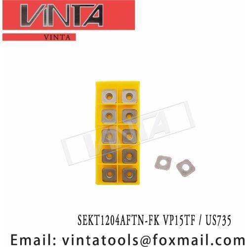 Free shipping high quality SEKT1204AFTN-FK VP15TF / SEKT1204AFTN-FK US735 cnc carbide turning inserts