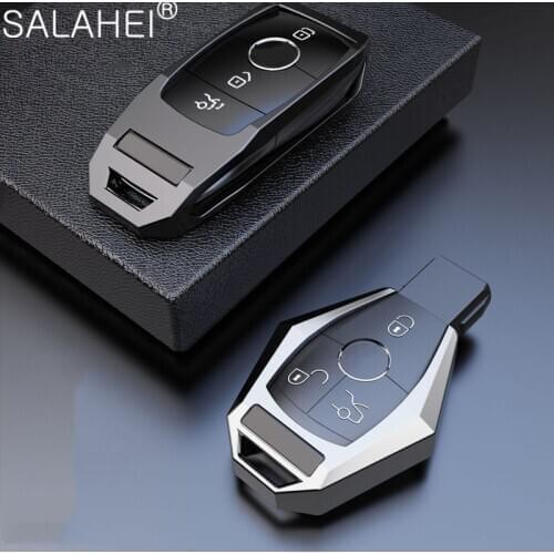 Zinc Alloy Car Remote Key Cover Case Shell For Mercedes Benz W124 W176 W202 W203 W204 W205 W210 W212 W221 W222 W251 Auto Styling