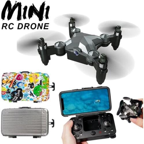 DH-120 Mini Drone 4K HD Wifi FPV Luggage Shape Remote Control Drone With Camera Trunk Mini Folded One-click Return QUAD-COPTER