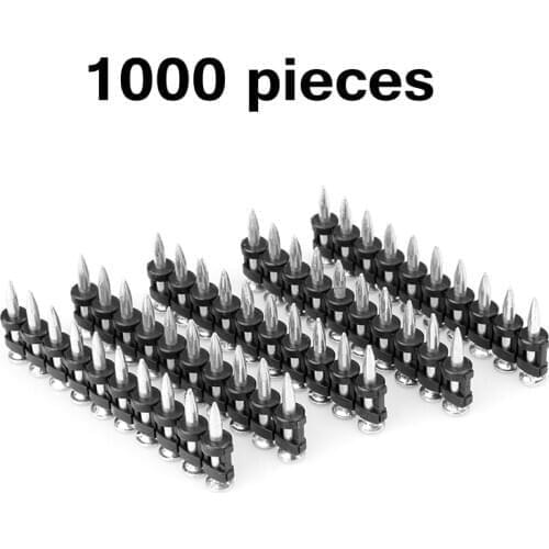 GX100 GX 120 gas nails for hand tools 1000pcs steel nails for cement board steel al-alloy for home decoration use