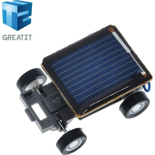 GREATZT Solar Toys For Kids Smallest Solar Power Mini Toy Car Racer Educational Solar Powered Toy ABS Dropshipping 2019