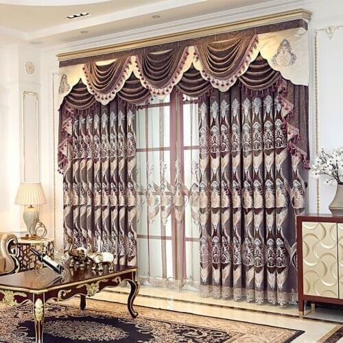 Exquisite embroidery curtains for living room Voile Curtain for Bedroom for hotel/Kitchen/study Curtain Luxury Curtains Window
