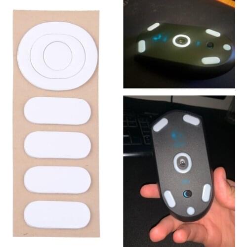 1 Set 0.6mm Curve Edge Mouse Feet Mouse Skates for logitech G304 G305 Mouse