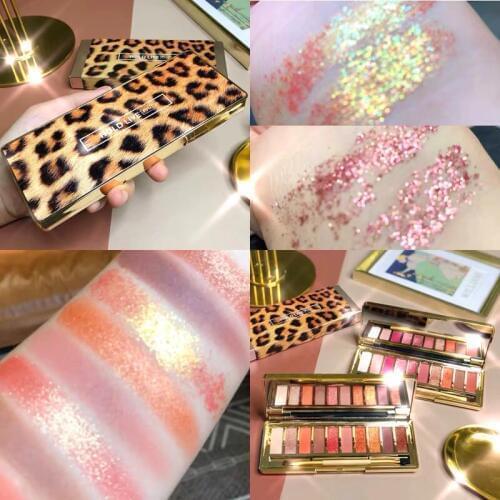 Makeup Eyeshadow Pallete makeup brushes 10 Color Palette Make up Palette Shimmer Pigmented Eye Shadow Palette maquillage