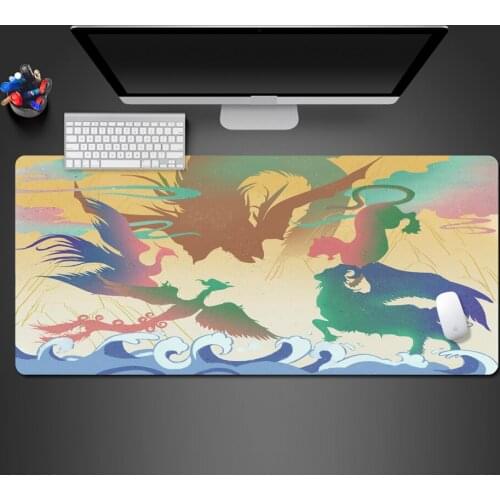 Fashion Color High-Quality Best-Selling Mouse Pad Advanced Personality Animal Rubber Game Non-Slip Pad Customized Edge Mouse Mat