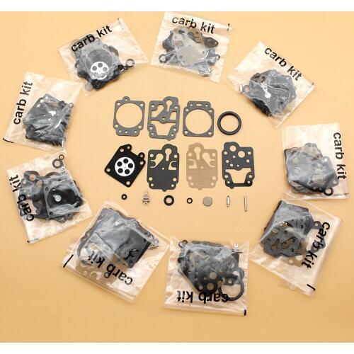 10Pcs/lot Carburetor Diaphragm Rebuild Kit Fit HONDA GX25 GX25N GX25NT GX25T GX35 4-Cycle Engine Timmer Brush Cutter Spare Parts