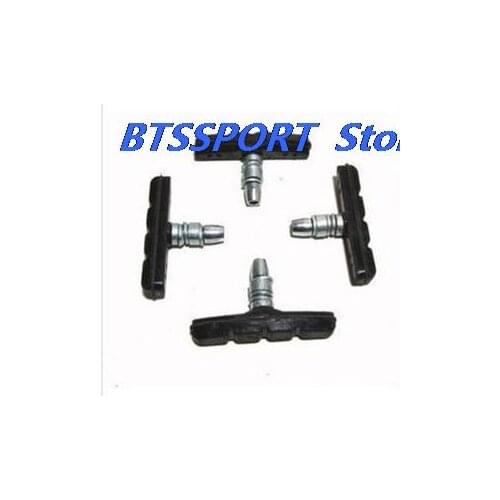 New 1 Pair Durable Mountain Road Bicycle Cycling Bike Braking V-Brake Brake Holder Shoes Rubber Pads Blocks Parts