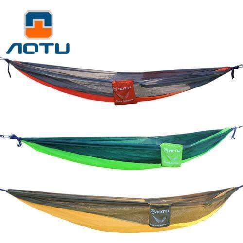 NEW 2020 Outdoor double hammock parachute cloth Indoor swing dormitory artifact Super strong bearing 2.6M*1.4M affordable 300kg