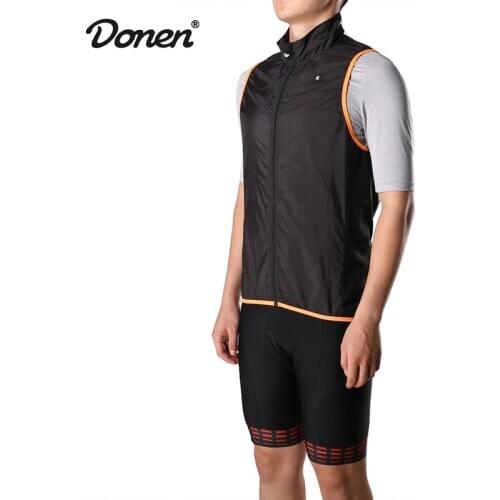 DONEN new cycling windproof vest equipped with bike riding warm mens cycling jersey vest