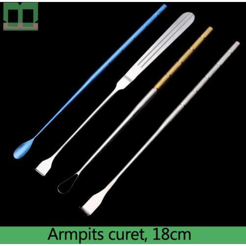 Armpits curet stainless steel titanium alloy Rake style The heart style The spoon style Exfoliator during armpit odor surgery