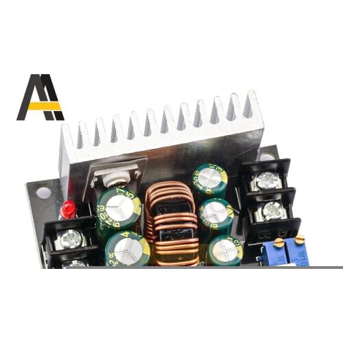 300W 20A DC Buck Converter Step Down Module Voltage Regulators Current DC-DC Adjustable Power Supply Regulators Step Down