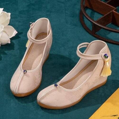 New Ladies Straw Hemp Rope Sandals Retro Linen Canvas Wedge Round Toe Casual Sandals Singles Shoes Elegant Closed Toe Sandal