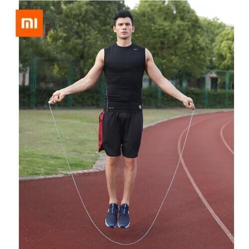 Xiaomi Fast Burning Fat Fitness Rope Skipping Students Practice Examination Rope Skipping Wire Metal Grip Built-in Bearing