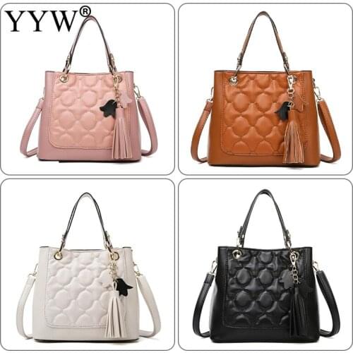 Tassel Hand Bags OL Ladies Style Shoulder Bags Fashin Top Handle Bag Shoulder Totes Trend Womens Bag Exquisite Shopping Bag