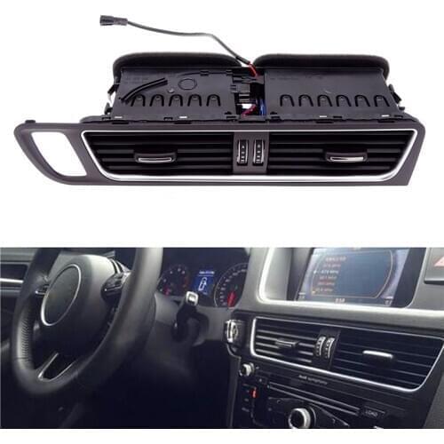 Car Interior Front Dashboard Central Air Conditioner Air Vent Outlet For Audi Q5 2009-2017 5.0 8R1820951C Decoration Accessories