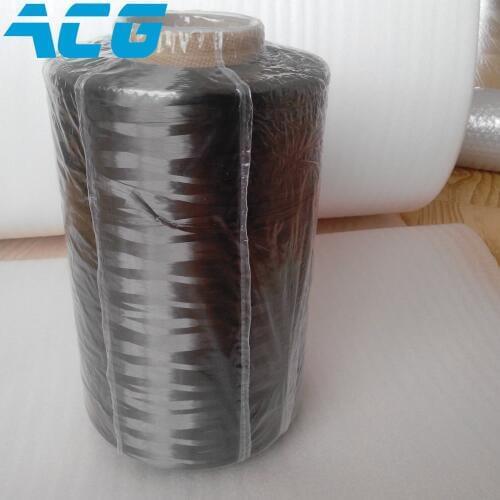 High Modulus 12k Carbon Fiber Roving Yarn Filament Conductive Heating 4900Mpa T700 Made In Japan