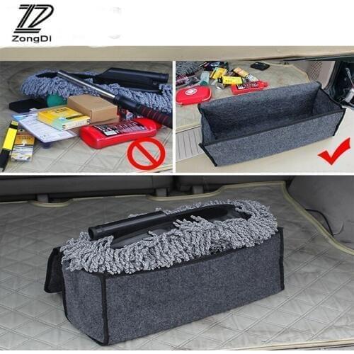 ZD For Kia Rio 3 Ceed Toyota Corolla 2008 Avensis C-HR RAV4 Mazda 3 6 Car Rear Boot Portable Debris Bag Trunk Storage Organizer