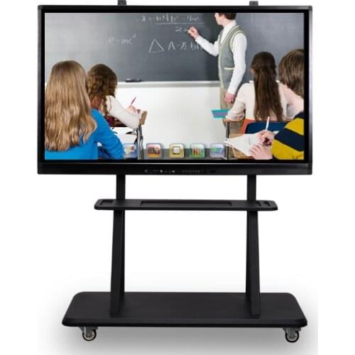 Lcd monitor 85'' inch teaching digital whiteboard signage tablet all in one touchscreen display with pc buit in
