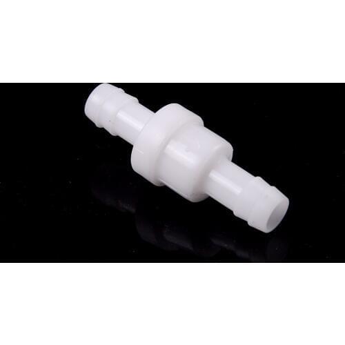 1PCS One Way Inline Check Valve Fuel Gas Liquid Water 12mm Plastic Material