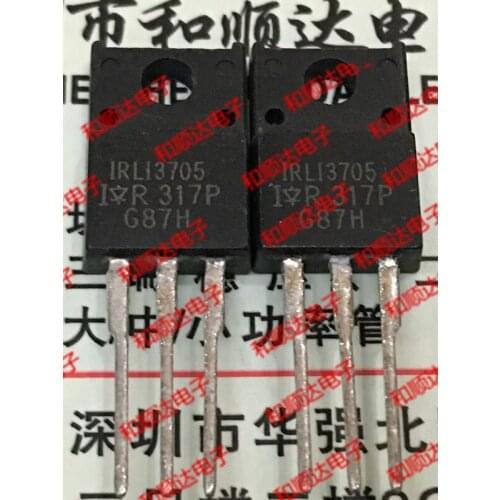 10pcs/lot IRLI3705 New Spot TO-220F 55V 52A