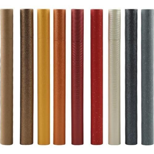 100Pcs/Lot 5/10/20 Gram Small Perfume Paper Tube Packaging Joss Stick Convenient Carrying Kraft Paper Incense Tube Give Box