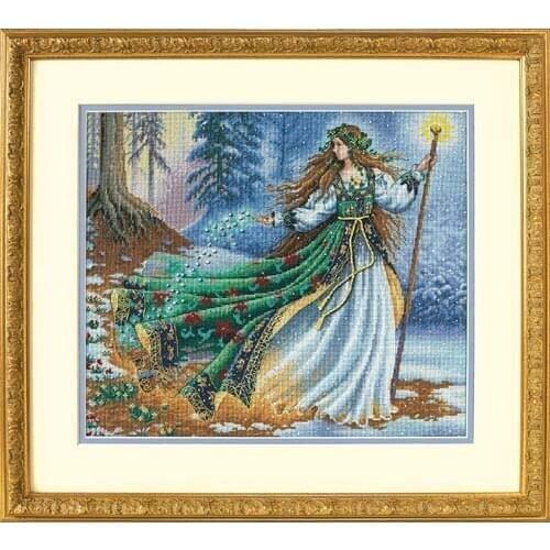 14/16/18/27/28 Top Quality Popular Lovely Counted Cross Stitch Kit Woodland Enchantress dim 35173 fairy wizard witch