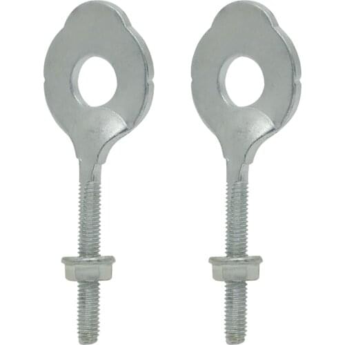 2 piece Motorcycle Chain Adjuster Tensioner For Kawasaki KLX110 KLX110L 2002-2020 / Suzuki DRZ110 2003-2005