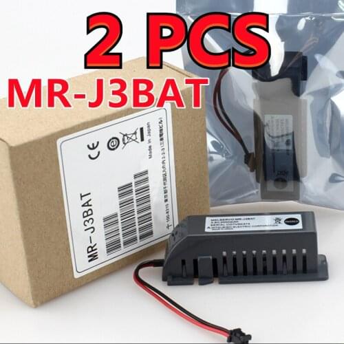 2 PACK Original New Battery For Mitsubishi MR-J3BAT C119A 3.6V PLC Industrial MELSERVO Batteries