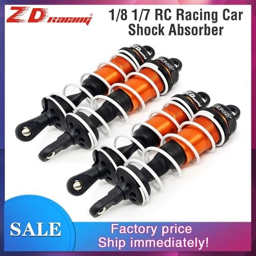 2PCS/4PCS Shock Absorber 110mm Aluminum alloy Damper Suspension for 1/7 ZD Racing EX07 1/8 RC Racing Car