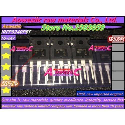 Aoweziic 2018+ 100% new imported original IRFP9240PBF IRFP9240 IRFP240PBF IRFP240TO-247 field effect tube P groove 200V 12A /20A